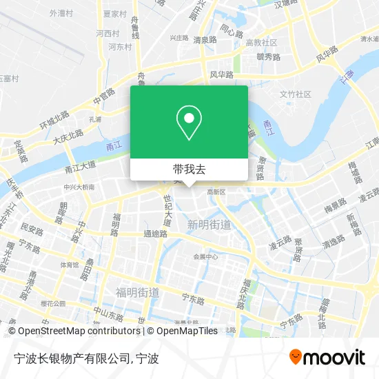 宁波长银物产有限公司地图