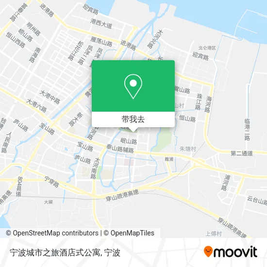 宁波城市之旅酒店式公寓地图
