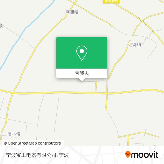 宁波宝工电器有限公司地图