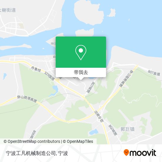宁波工凡机械制造公司地图