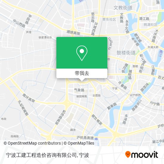 宁波工建工程造价咨询有限公司地图