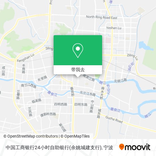 中国工商银行24小时自助银行(余姚城建支行)地图