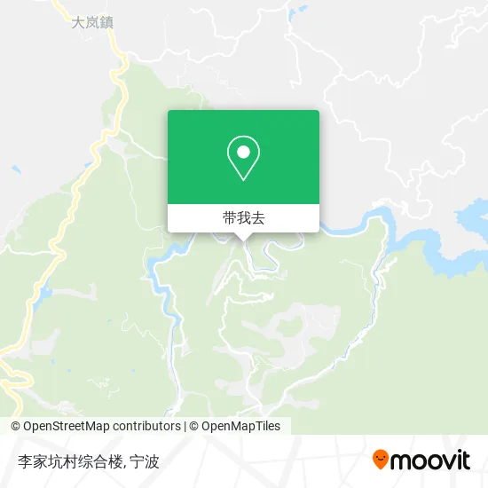李家坑村综合楼地图