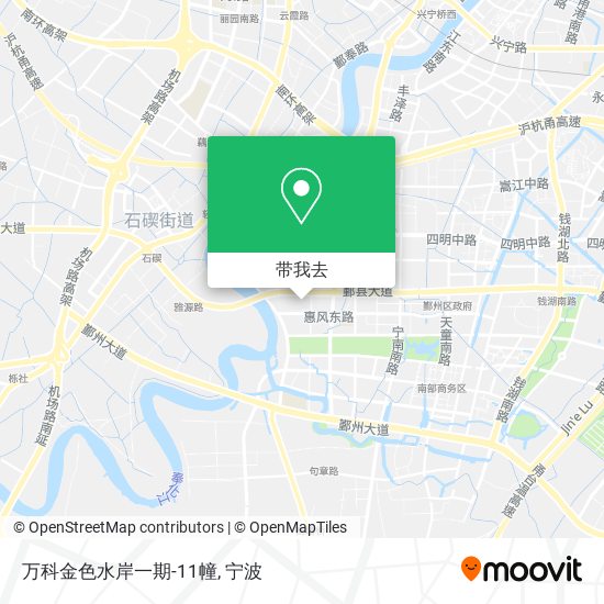 万科金色水岸一期-11幢地图