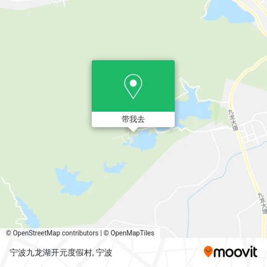 宁波九龙湖开元度假村地图