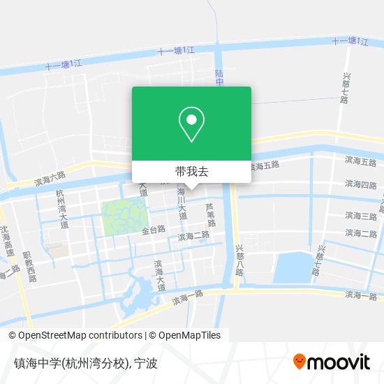 镇海中学(杭州湾分校)地图
