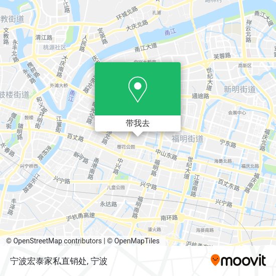 宁波宏泰家私直销处地图