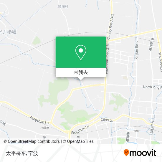 太平桥东地图