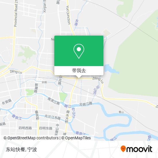 东站快餐地图