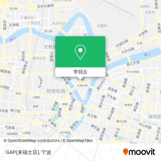 GAP(来福士店)地图