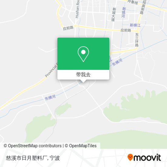 慈溪市日月塑料厂地图