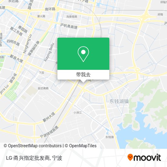 LG·甬兴指定批发商地图