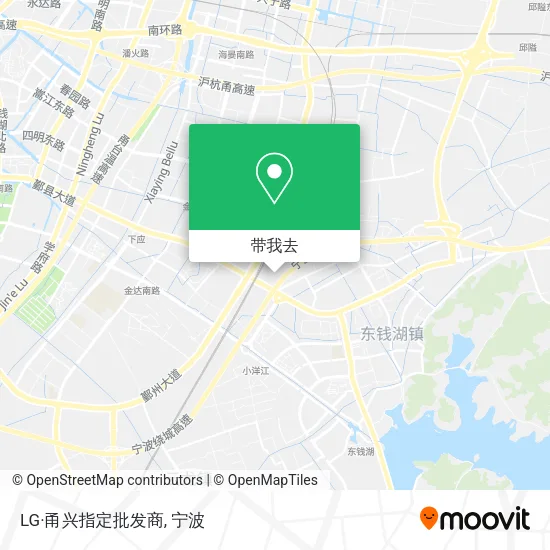 LG·甬兴指定批发商地图