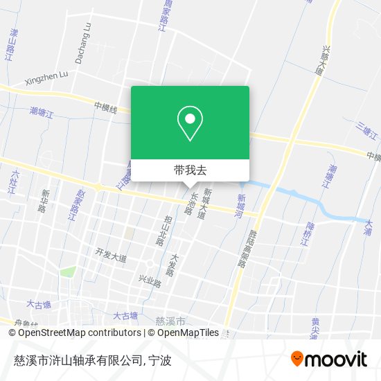 慈溪市浒山轴承有限公司地图