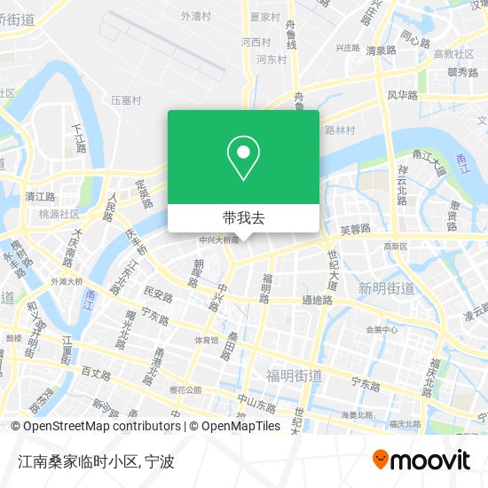 江南桑家临时小区地图