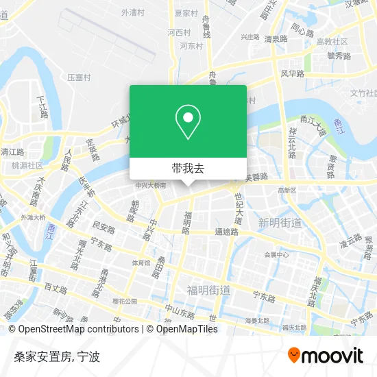 桑家安置房地图
