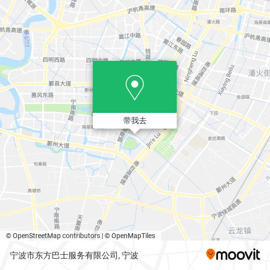 宁波市东方巴士服务有限公司地图