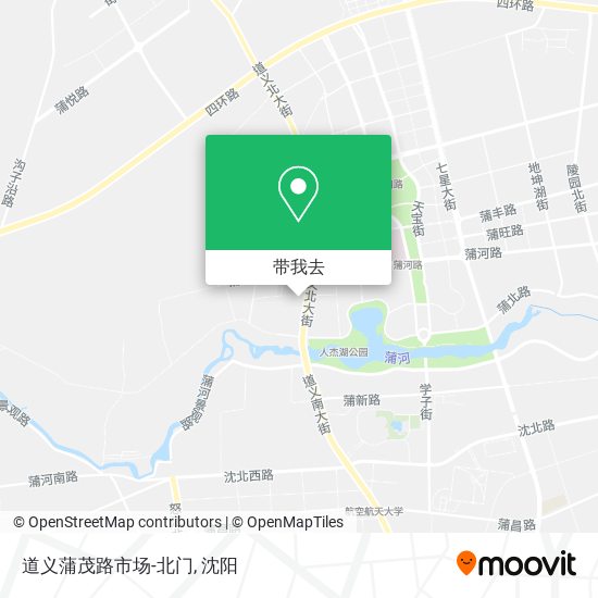道义蒲茂路市场-北门地图
