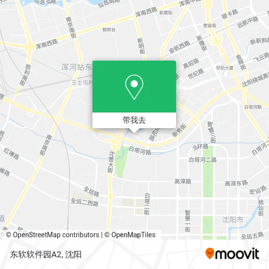 东软软件园A2地图