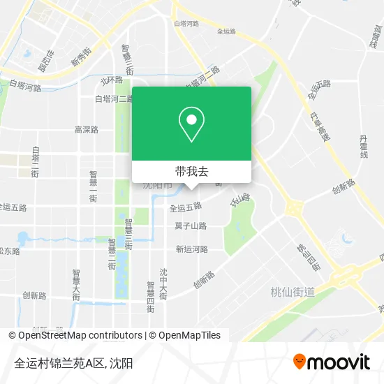 全运村锦兰苑A区地图