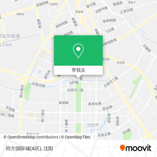 同方国际城(A区)地图