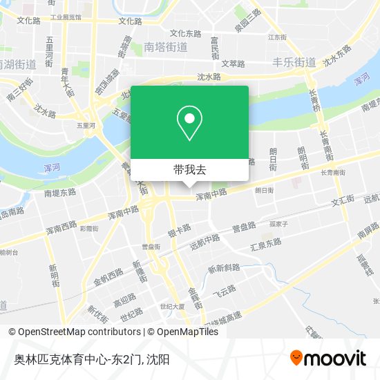 奥林匹克体育中心-东2门地图