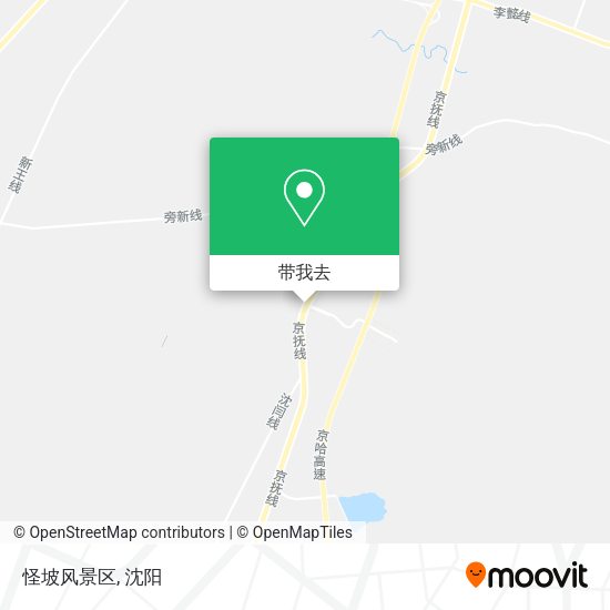 怪坡风景区地图