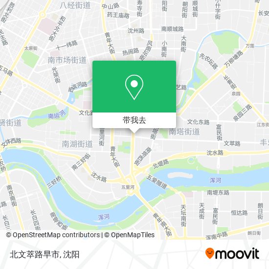 北文萃路早市地图