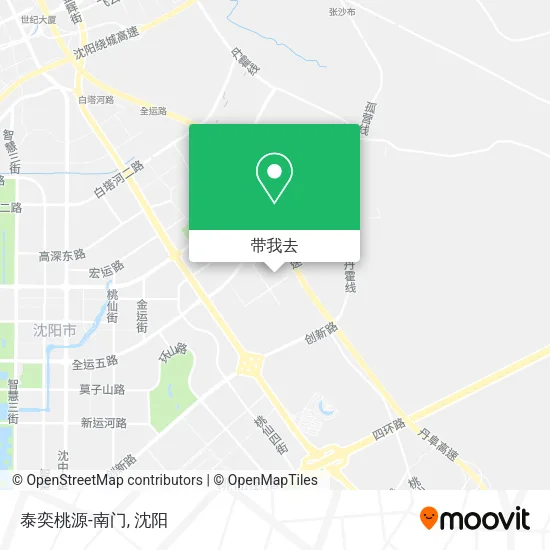泰奕桃源-南门地图