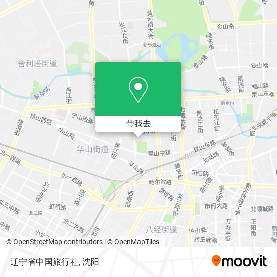 辽宁省中国旅行社地图