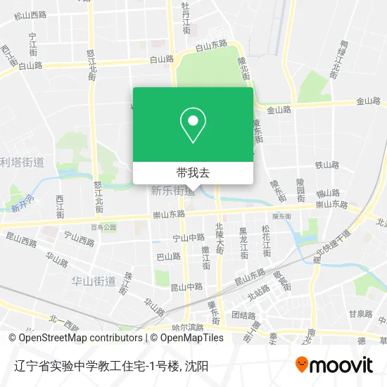 辽宁省实验中学教工住宅-1号楼地图