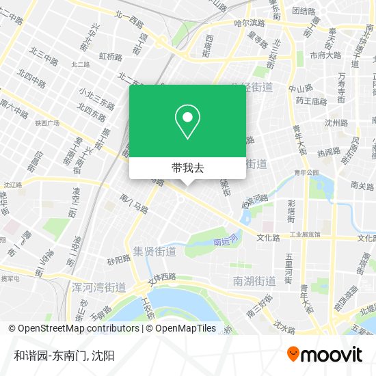 和谐园-东南门地图