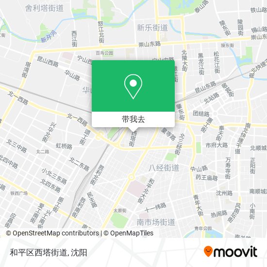 和平区西塔街道地图