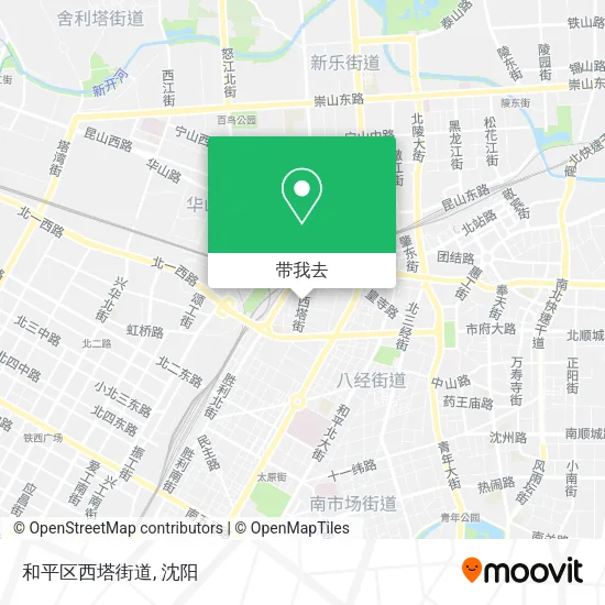 和平区西塔街道地图
