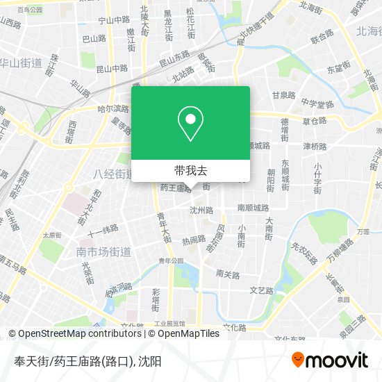 奉天街/药王庙路(路口)地图