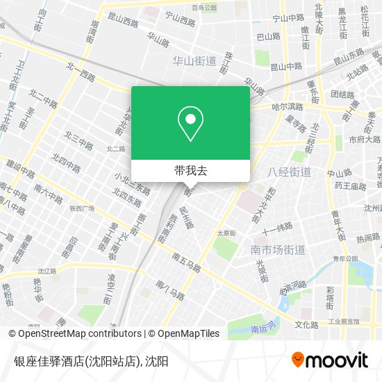 银座佳驿酒店(沈阳站店)地图