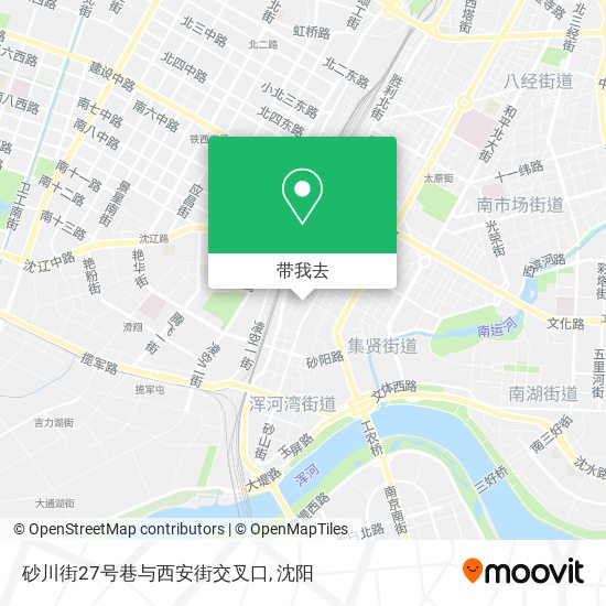 砂川街27号巷与西安街交叉口地图