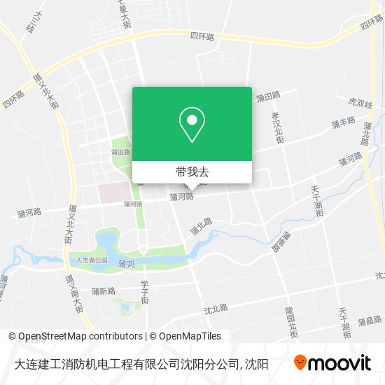 大连建工消防机电工程有限公司沈阳分公司地图