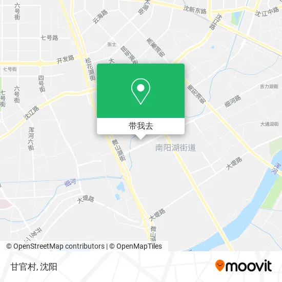 甘官村地图