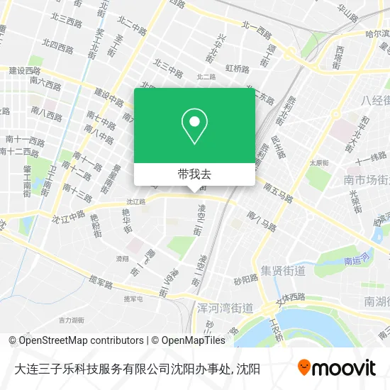 大连三子乐科技服务有限公司沈阳办事处地图