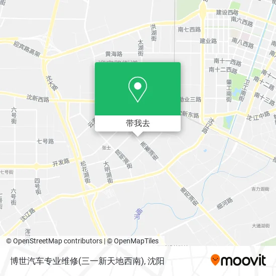 博世汽车专业维修(三一新天地西南)地图