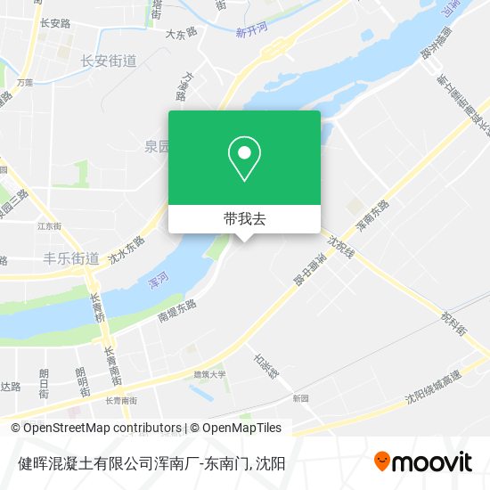 健晖混凝土有限公司浑南厂-东南门地图