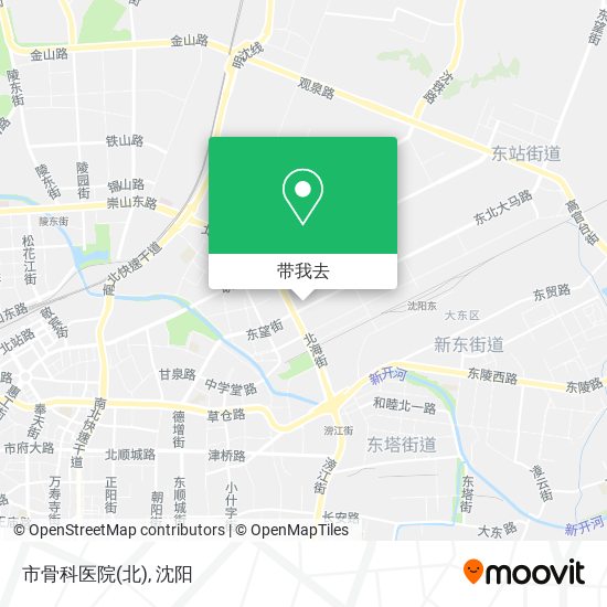 市骨科医院(北)地图