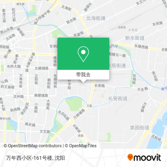 万年西小区-161号楼地图