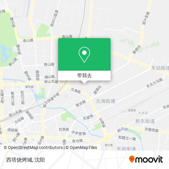 西塔烧烤城地图