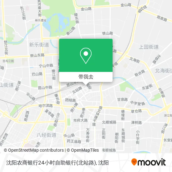 沈阳农商银行24小时自助银行(北站路)地图