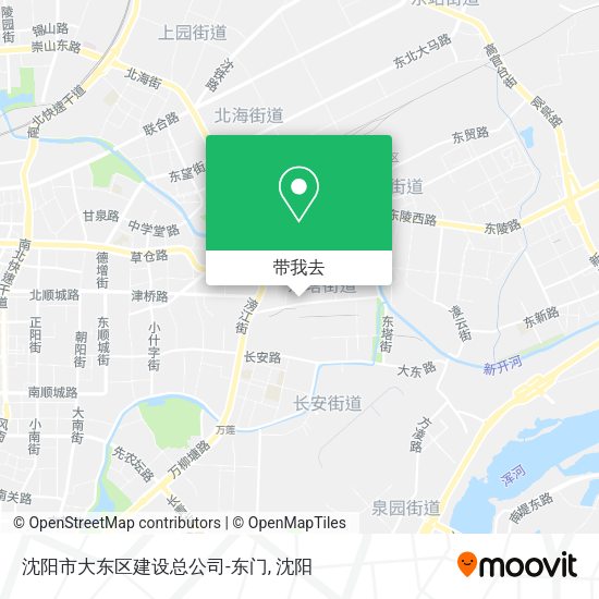 沈阳市大东区建设总公司-东门地图