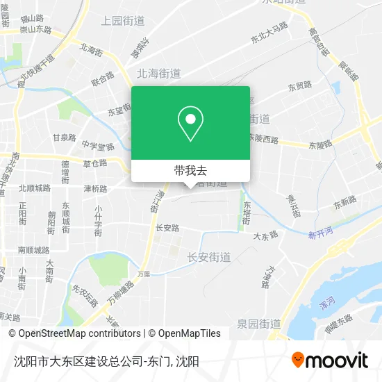 沈阳市大东区建设总公司-东门地图