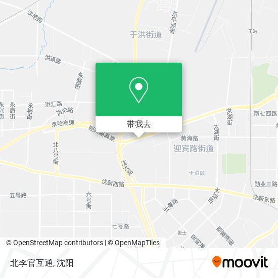 北李官互通地图
