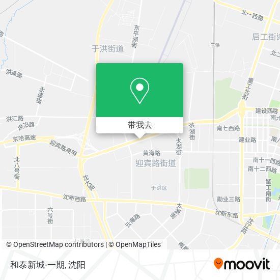 和泰新城-一期地图
